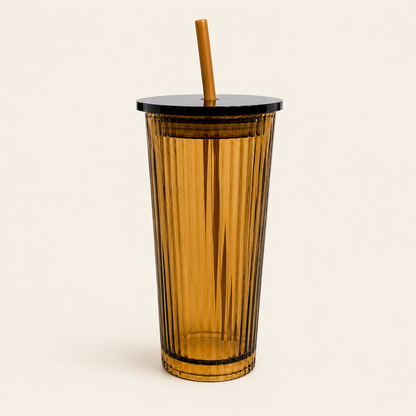 Golden Hour Ribbed Cup