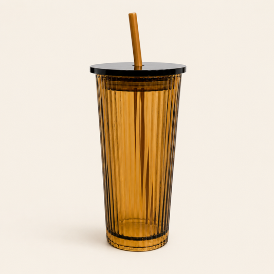 Golden Hour Ribbed Cup