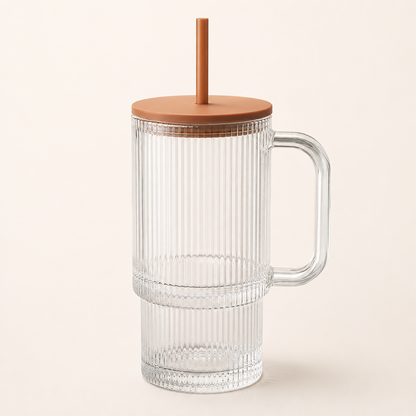 Golden Hour Ribbed Cup