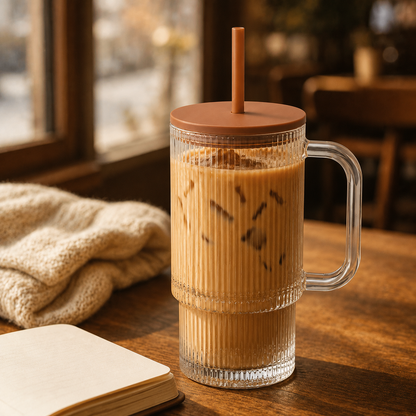 Golden Hour Ribbed Cup